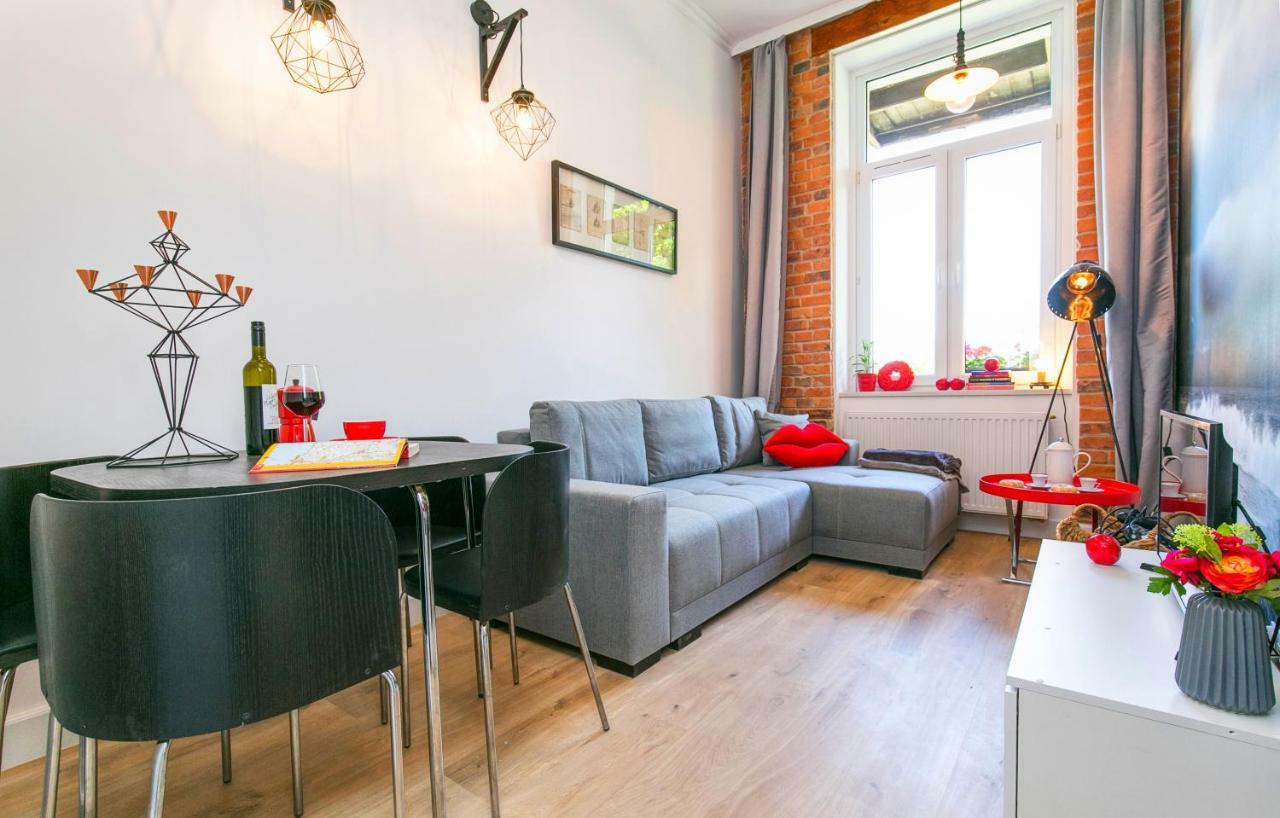 Berg Apartament Red Obok Starego Miasta Гданськ Екстер'єр фото