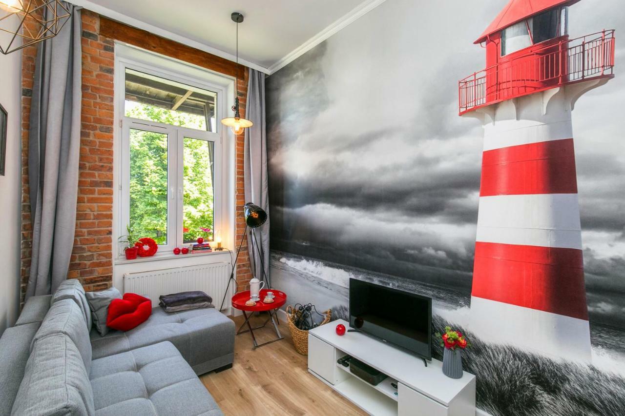 Berg Apartament Red Obok Starego Miasta Гданськ Екстер'єр фото